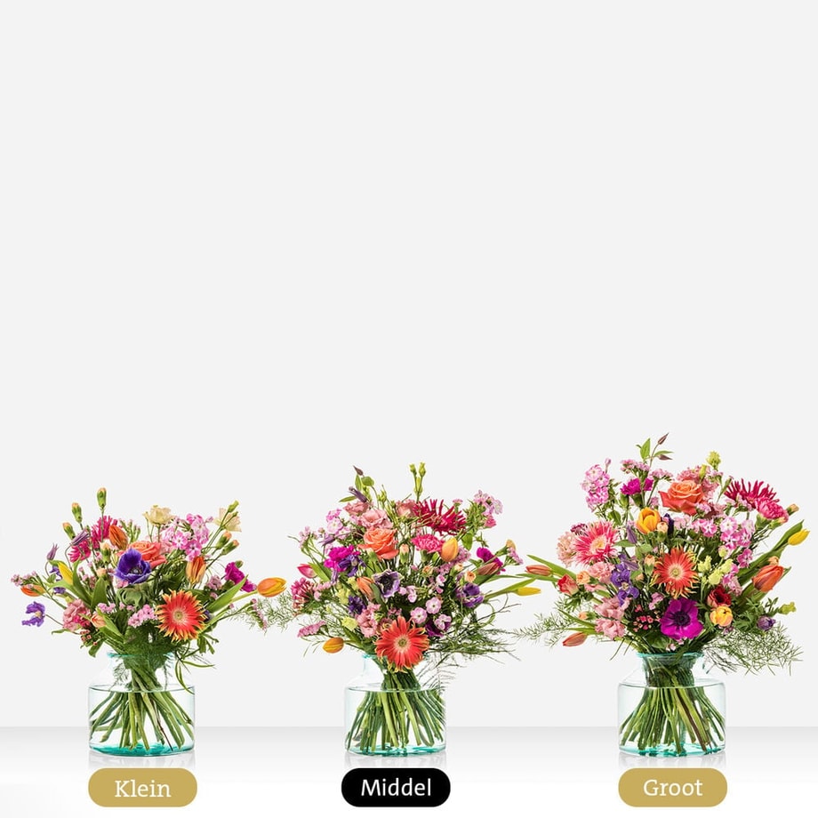 Blooming spring bouquet