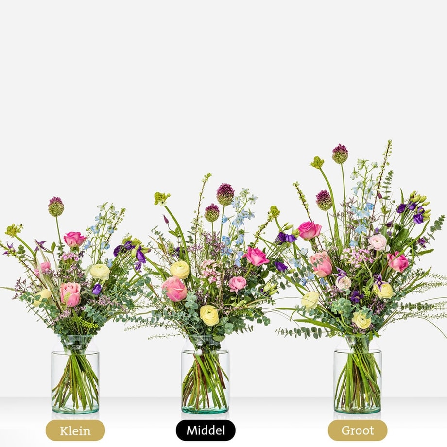 Eindelijk voorjaar boeket