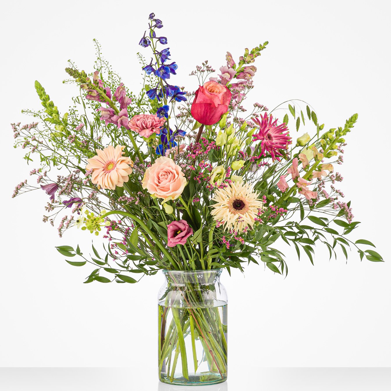 Fleurig pastel boeket