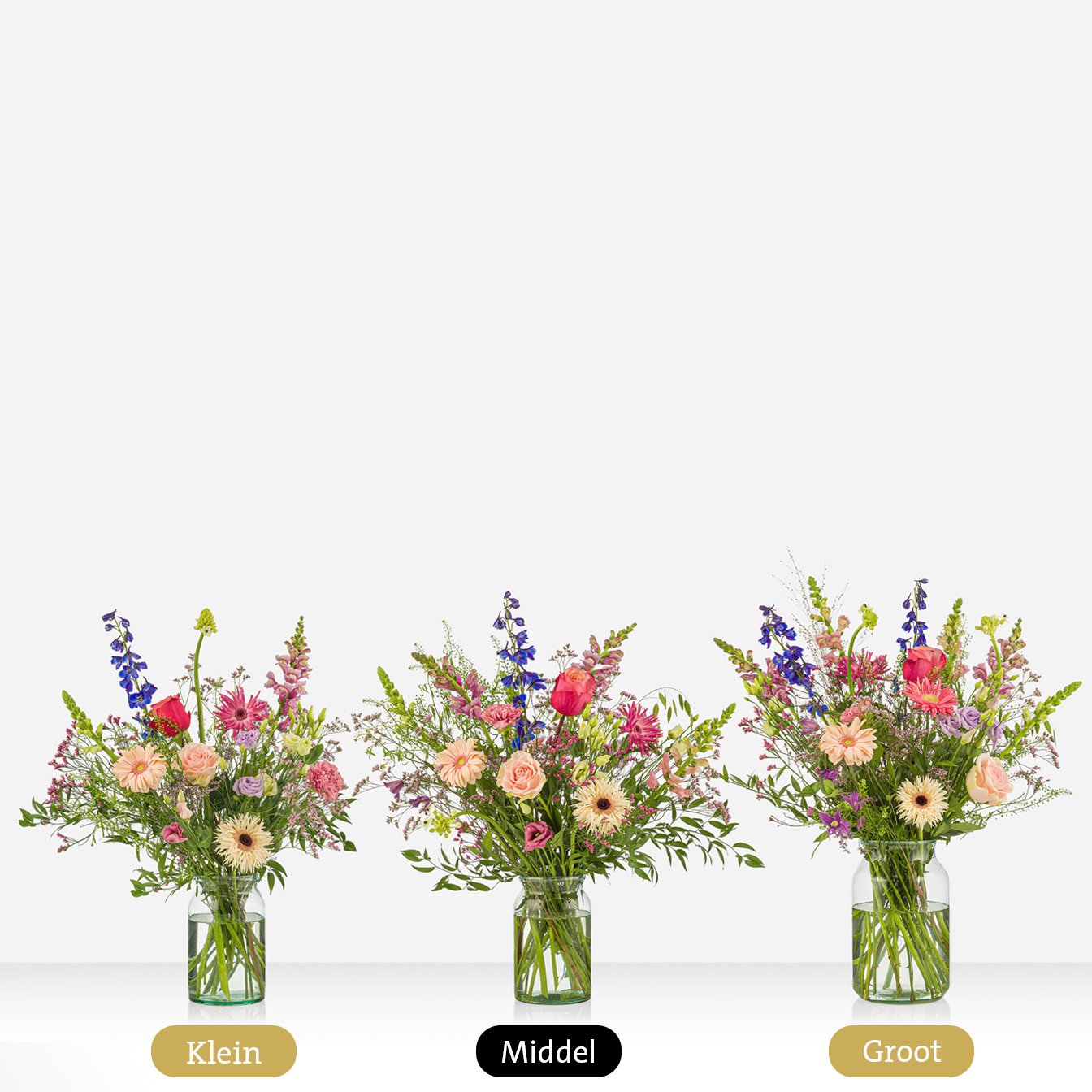 Fleurig pastel boeket