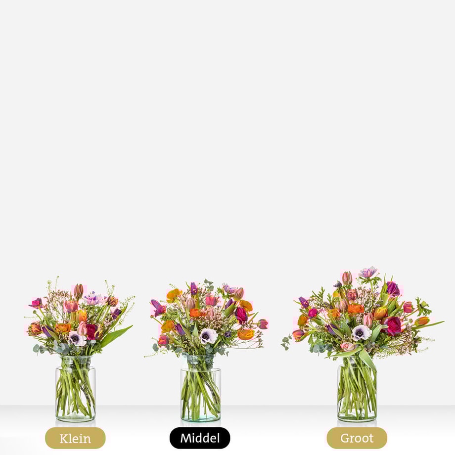 Vrolijk voorjaar boeket