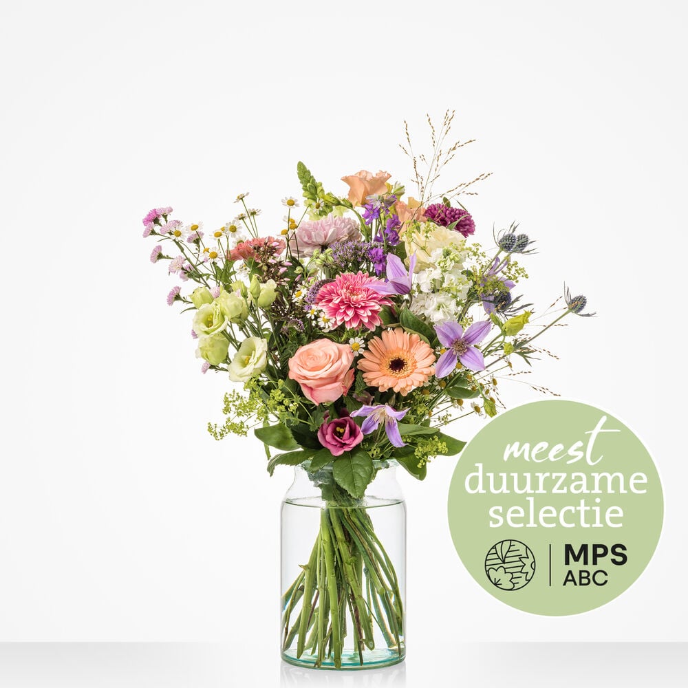 Duurzaam pastelboeket