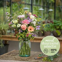 Duurzaam pastelboeket