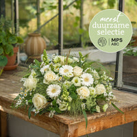 Duurzaam wit rouwstuk