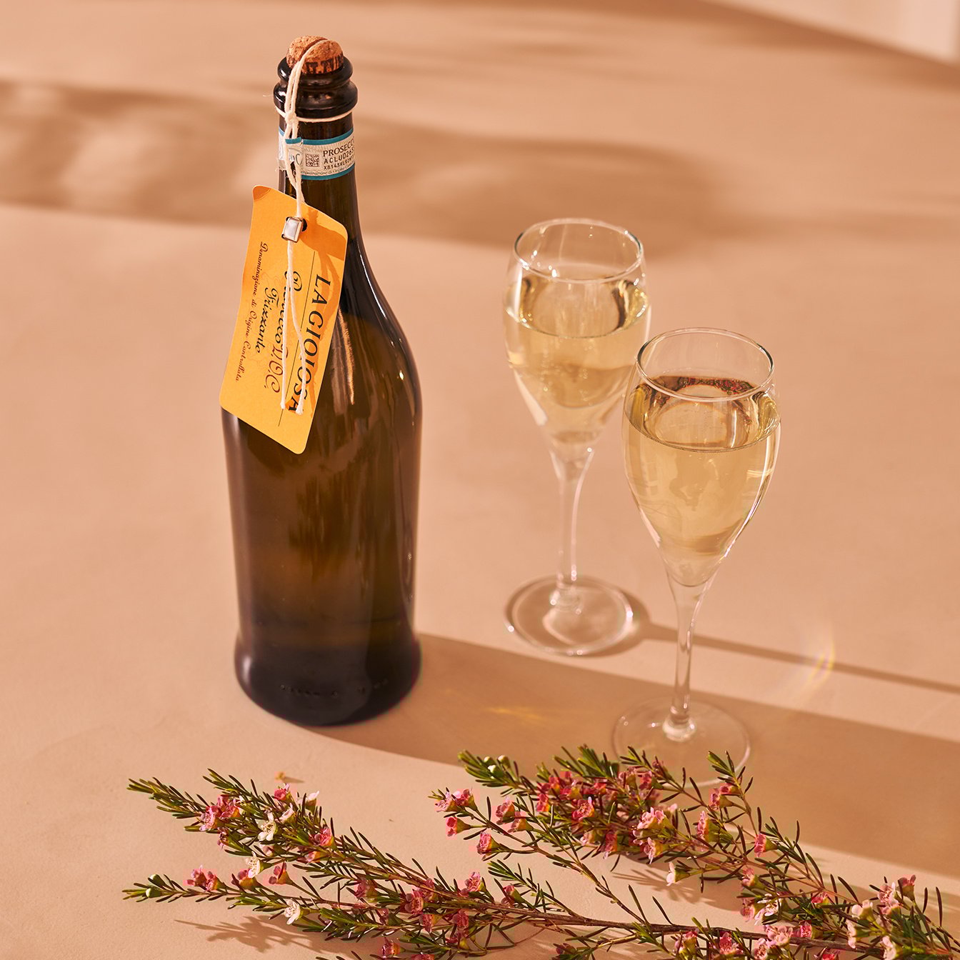 Stijlvol boeket (cadeauset met Bottega Prosecco)