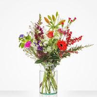 Kleurrijke kerst boeket