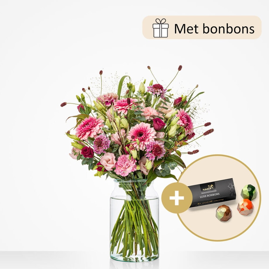 Loving bouquet (gift set with chocolate)