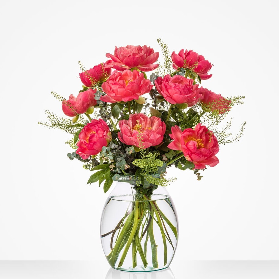 Mooie pioenen boeket