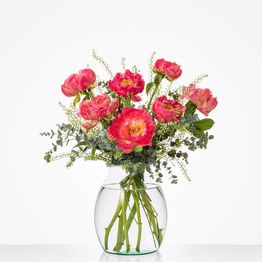 Mooie pioenen boeket