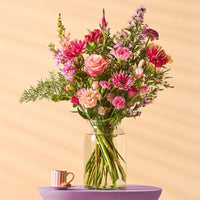 Romantisch roze boeket