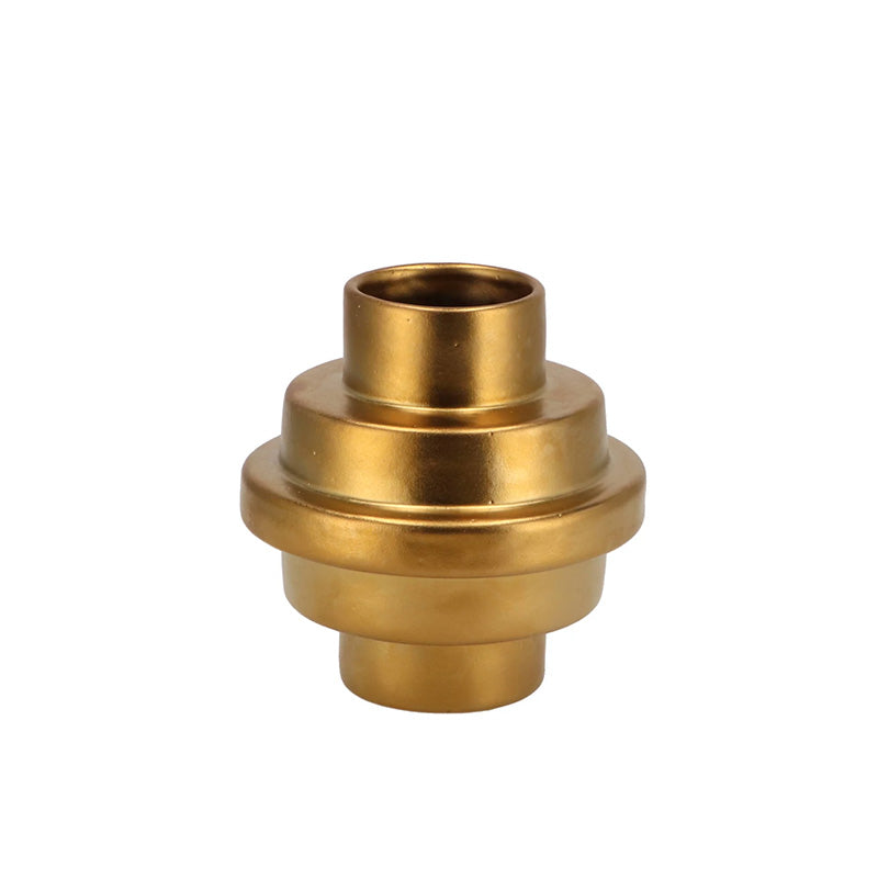 Stairs Gold Vase