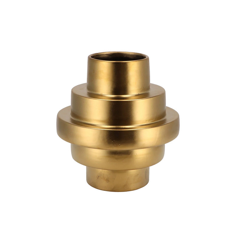 Stairs Gold Vase