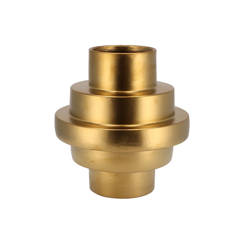 Stairs Gold Vase