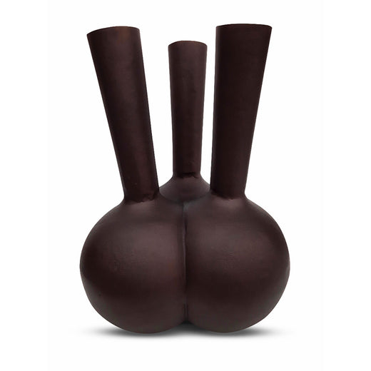 Horn Vase 3 Openings Copper