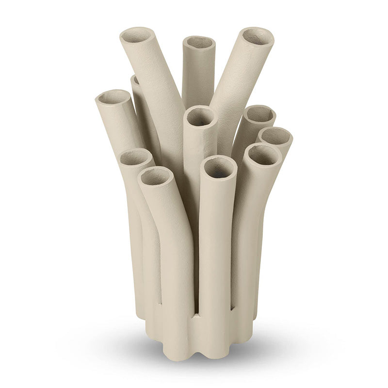 Horn Vase 12 Openings Sand