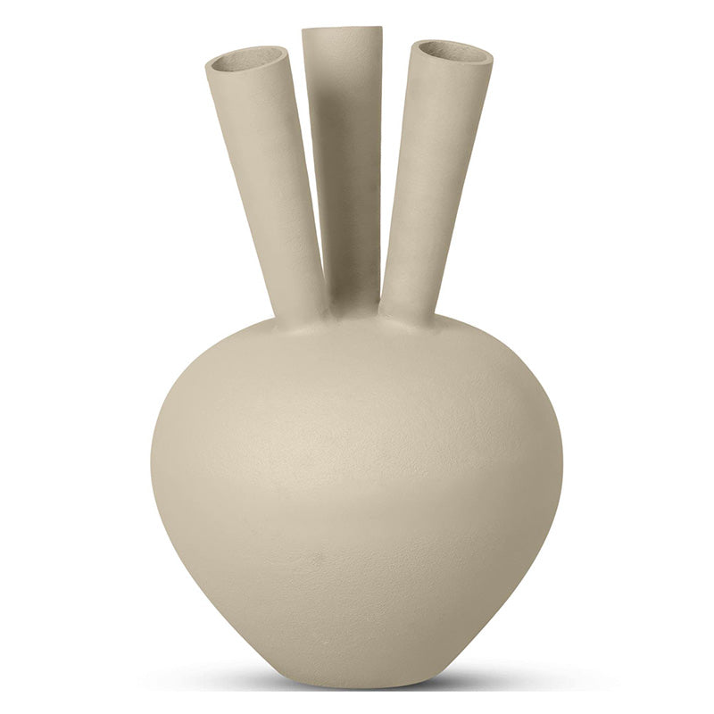Horn vase oval 3 openings