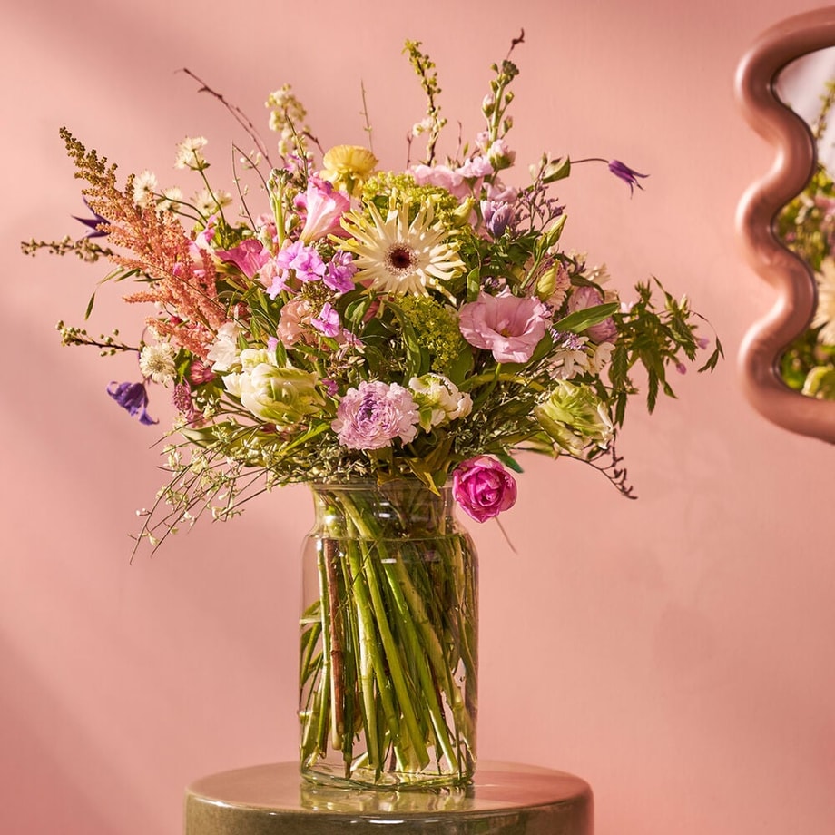 Exuberant spring bouquet