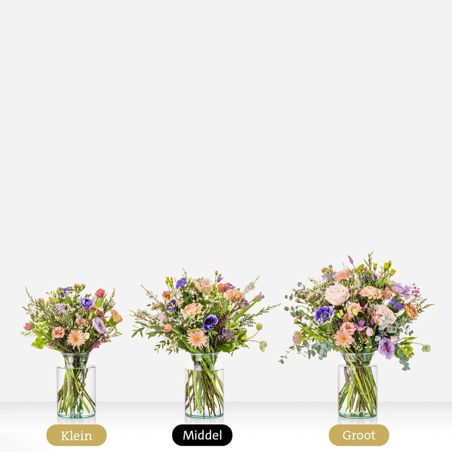 Verwenmoment boeket (cadeauset met chocolade)