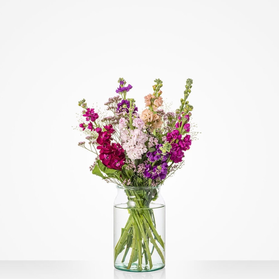 Violieren verrassing boeket