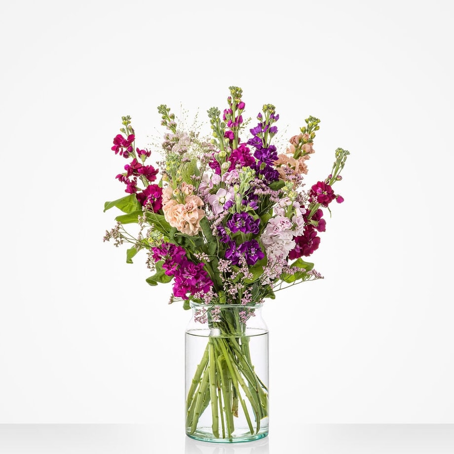 Violieren verrassing boeket