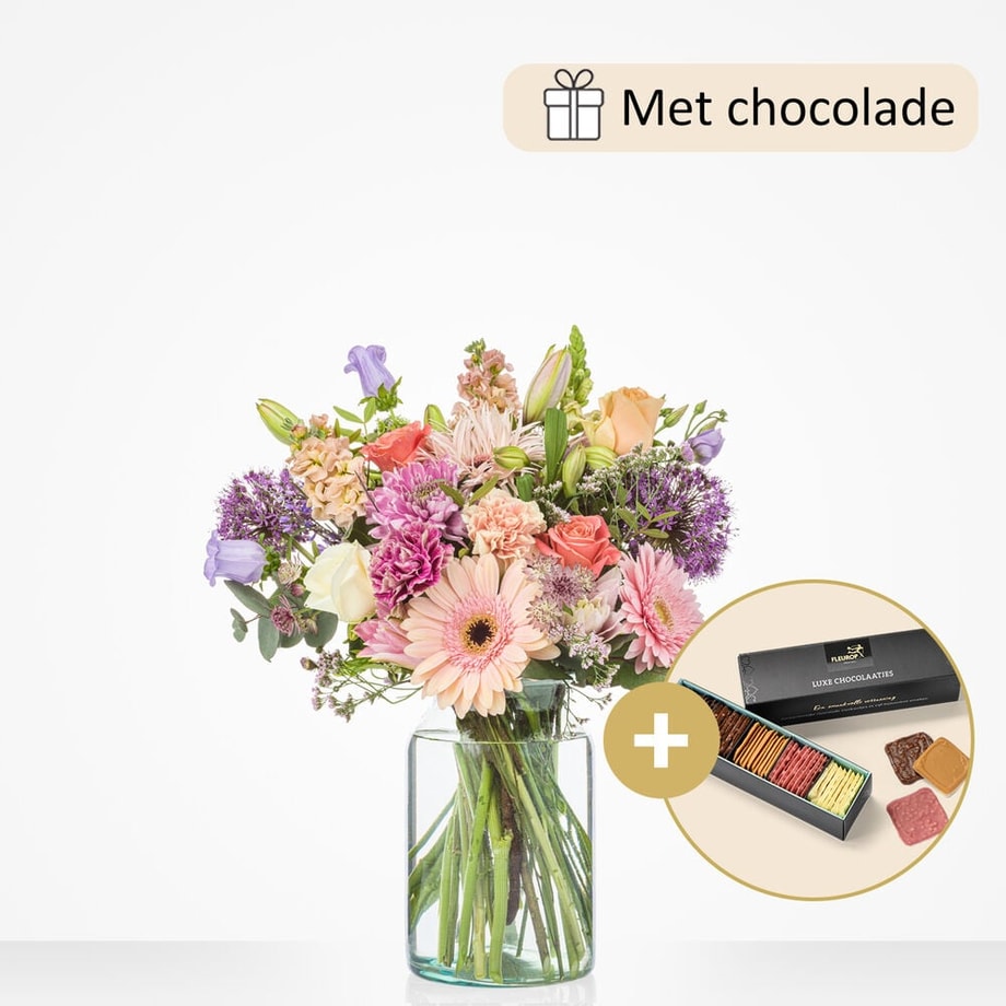For you bouquet (gift set with chocolate)