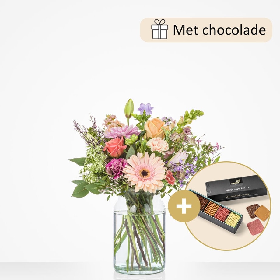 For you bouquet (gift set with chocolate)