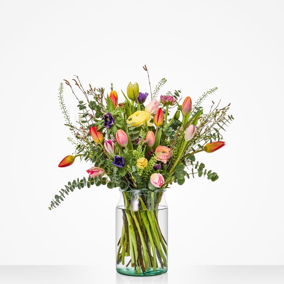 Colorful spring bouquet