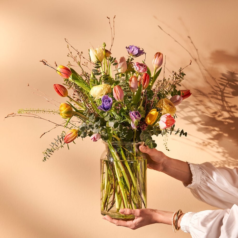 Colorful spring bouquet