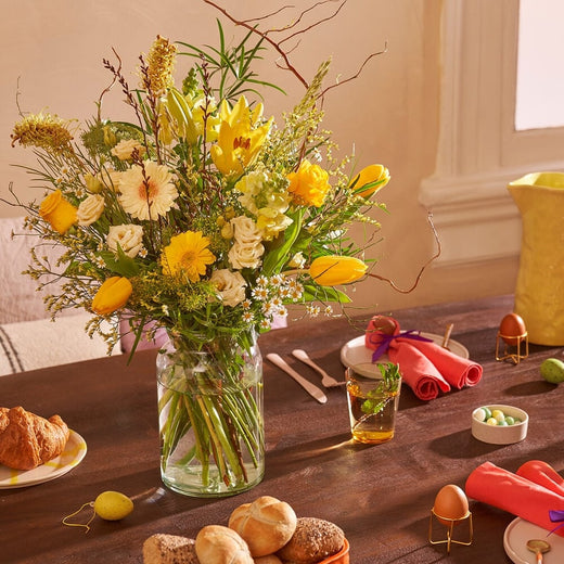 Vrolijk pasen boeket