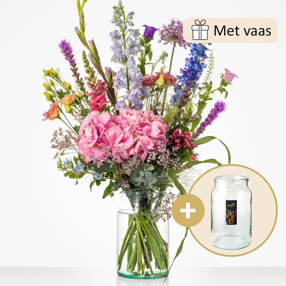 Summer in your vase bouquet (including vase)