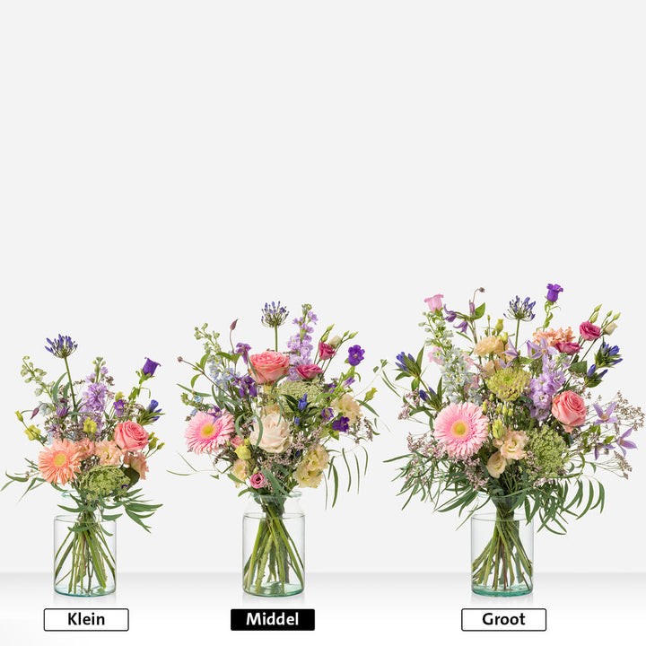 Geboorte boeket (cadeauset met knuffel)