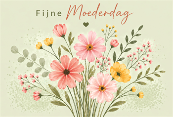 Fijne Moederdag met bloemen