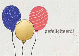 Gefeliciteerd goud