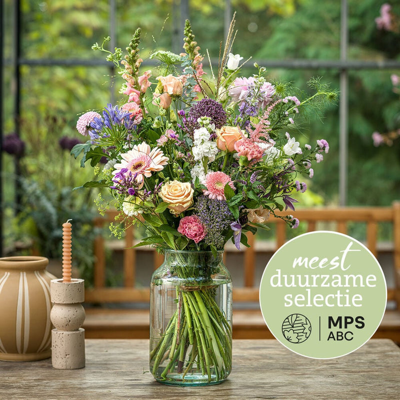 Extra duurzaam boeket bloemen