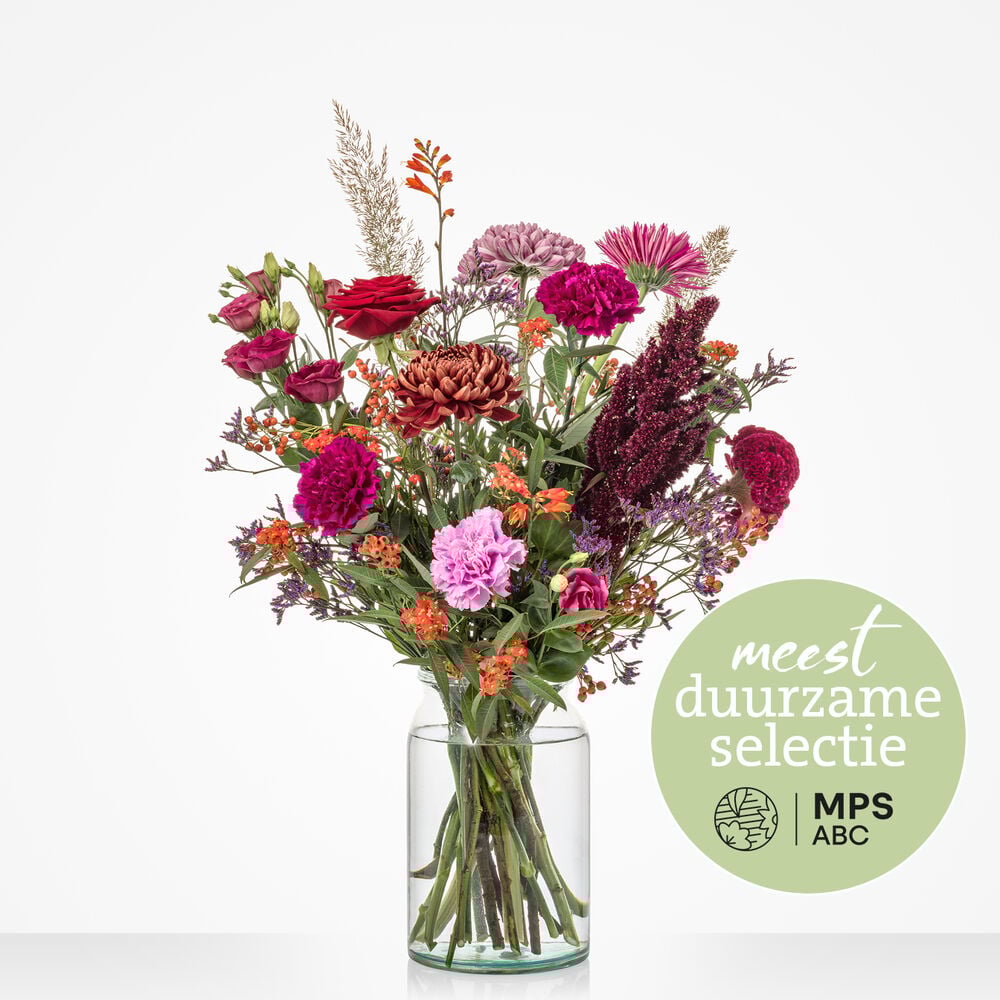 Sustainable winter bouquet