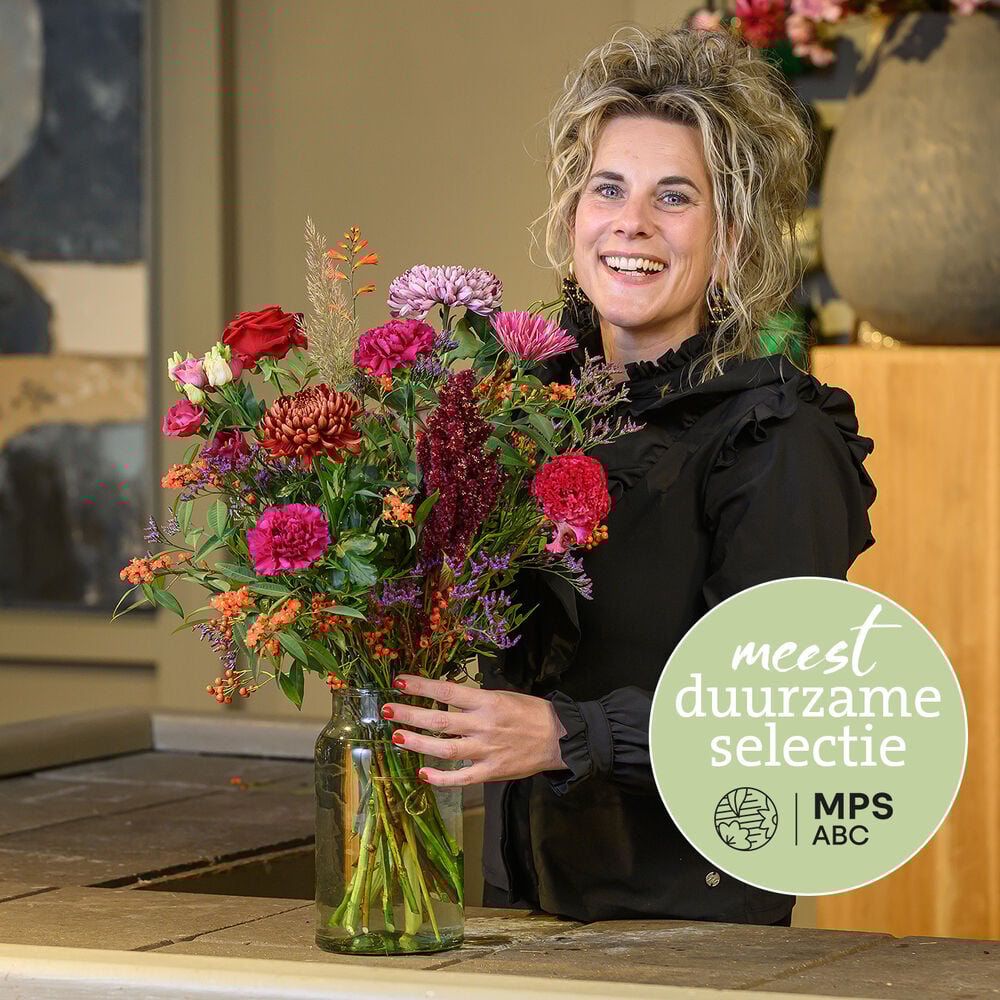 Sustainable winter bouquet