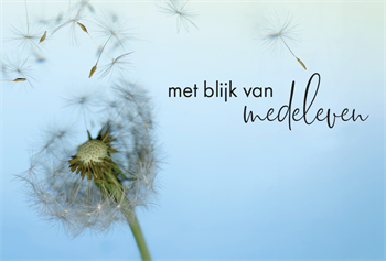 Met blijk van medeleven