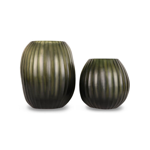 Vase Euclase green