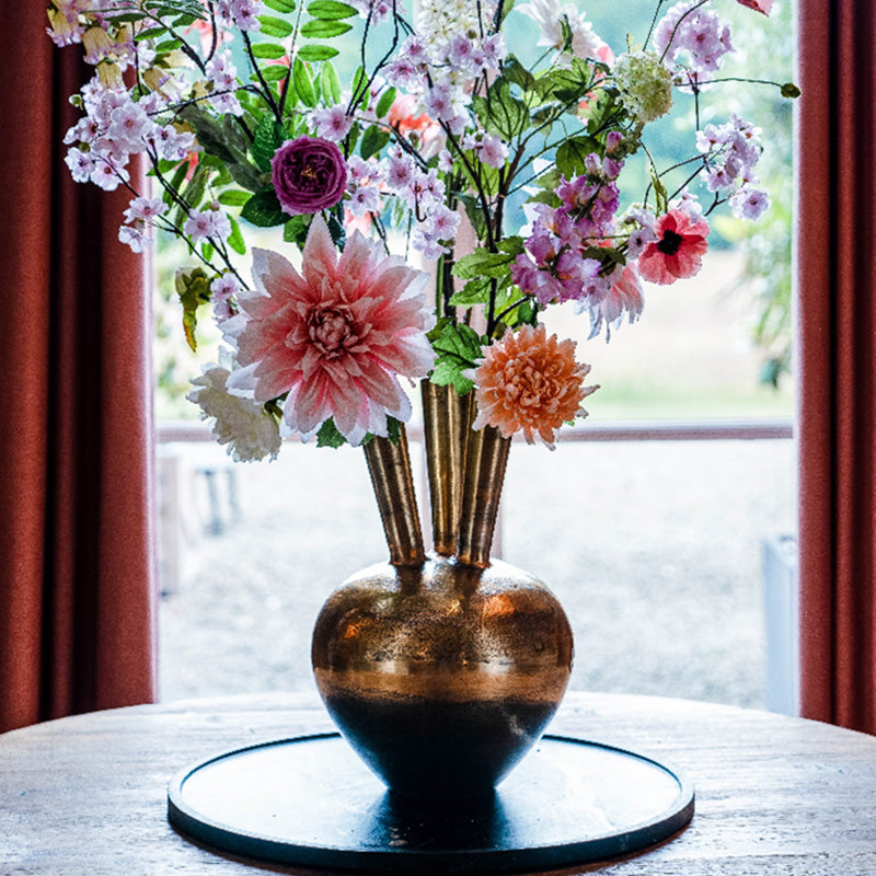 Toetervaas ovaal 3 Openingen Goud