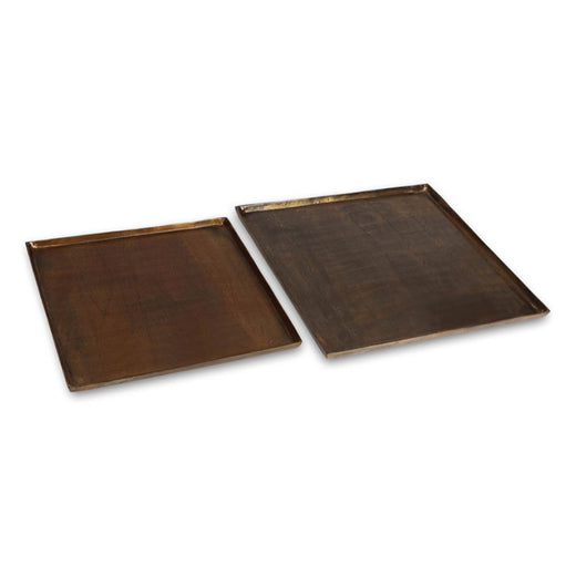 Dienblad Vierkant Antique Gold