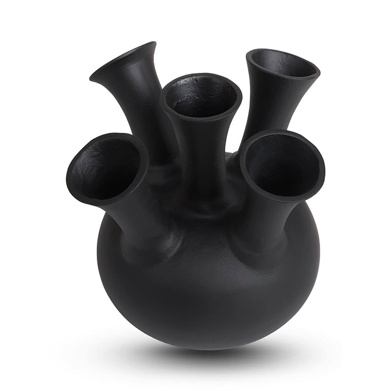 Toetervaas 5 Openingen Zwart Mini