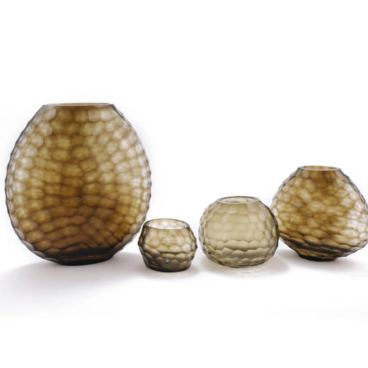 Vase Hematite Smoke Gray